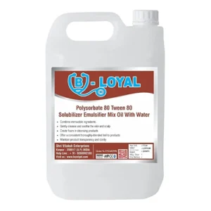 Polysorbate 80 Tween 80 Solubilizer Emulsifier Mix Oil with Water